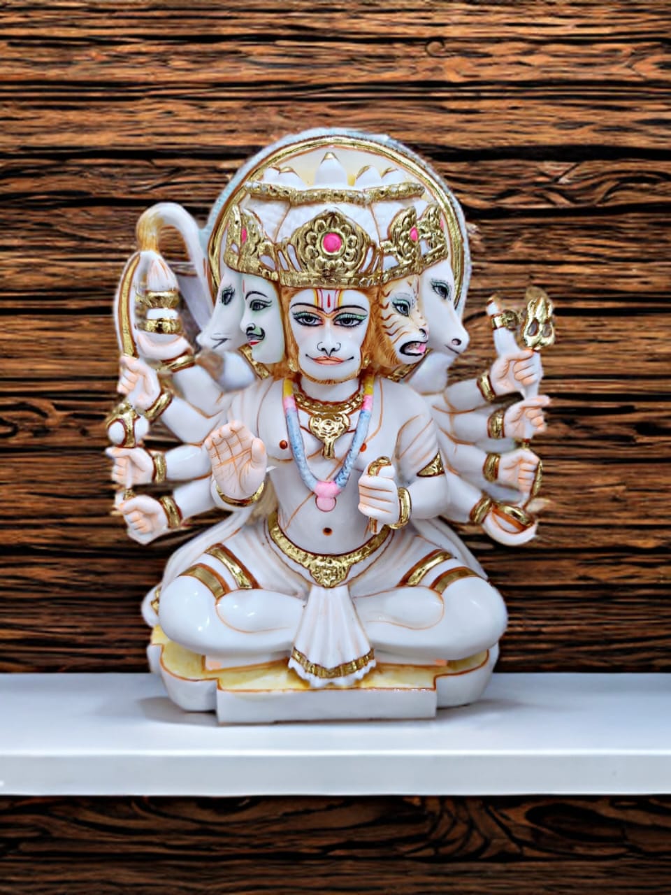 Marble Panchmukhi Hanuman Statue | Panchmukhi Hanuman Murti – Shri Handicraft