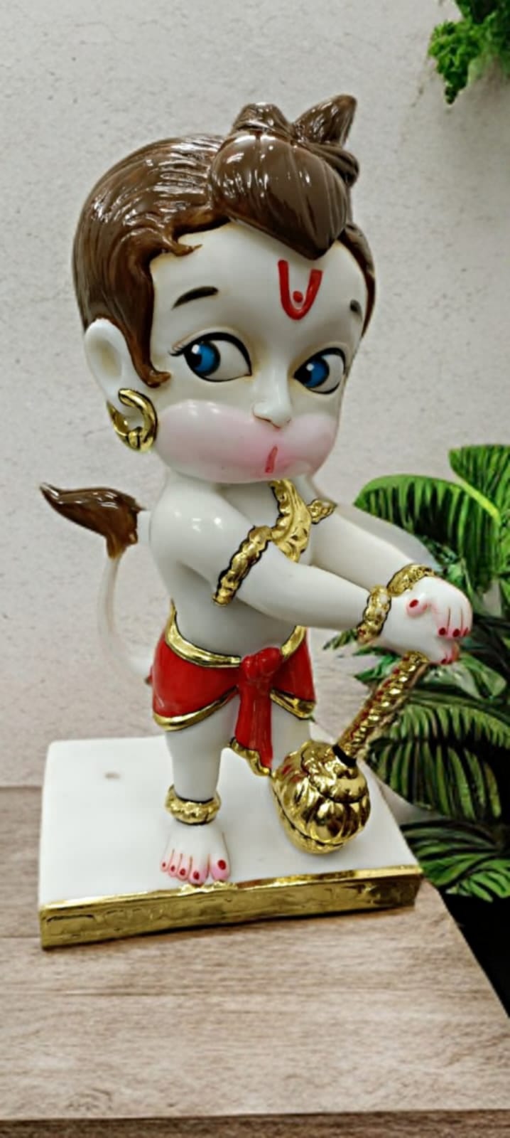 Marble Bal Hanuman Statue | Cute Baby Hanuman Murti – Shri Handicraft