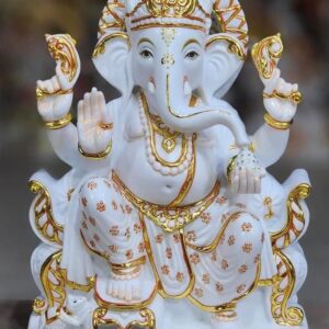 marble ganesh statue– premium handcrafted idol for home & temple
