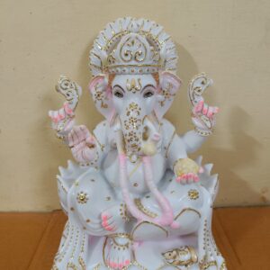 marble ganesh statue– premium handcrafted idol for home & temple