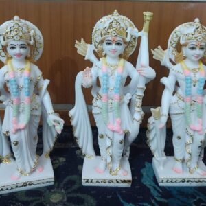 marble ram darbar statue– premium handcrafted idol for home & temple