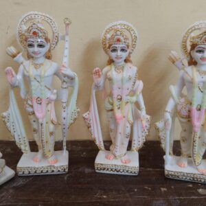 marble ram darbar statue– premium handcrafted idol for home & temple